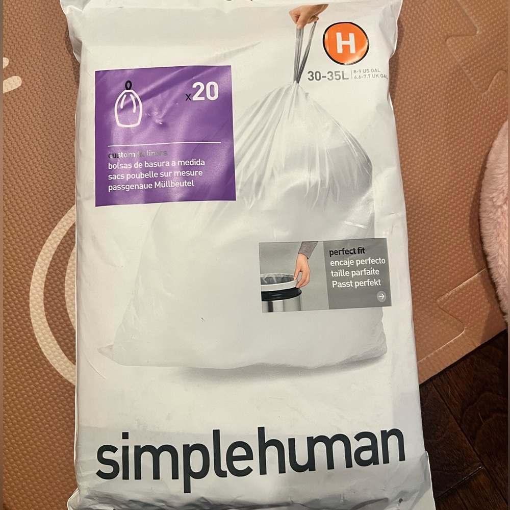 Simplehuman 35 liter trash bags